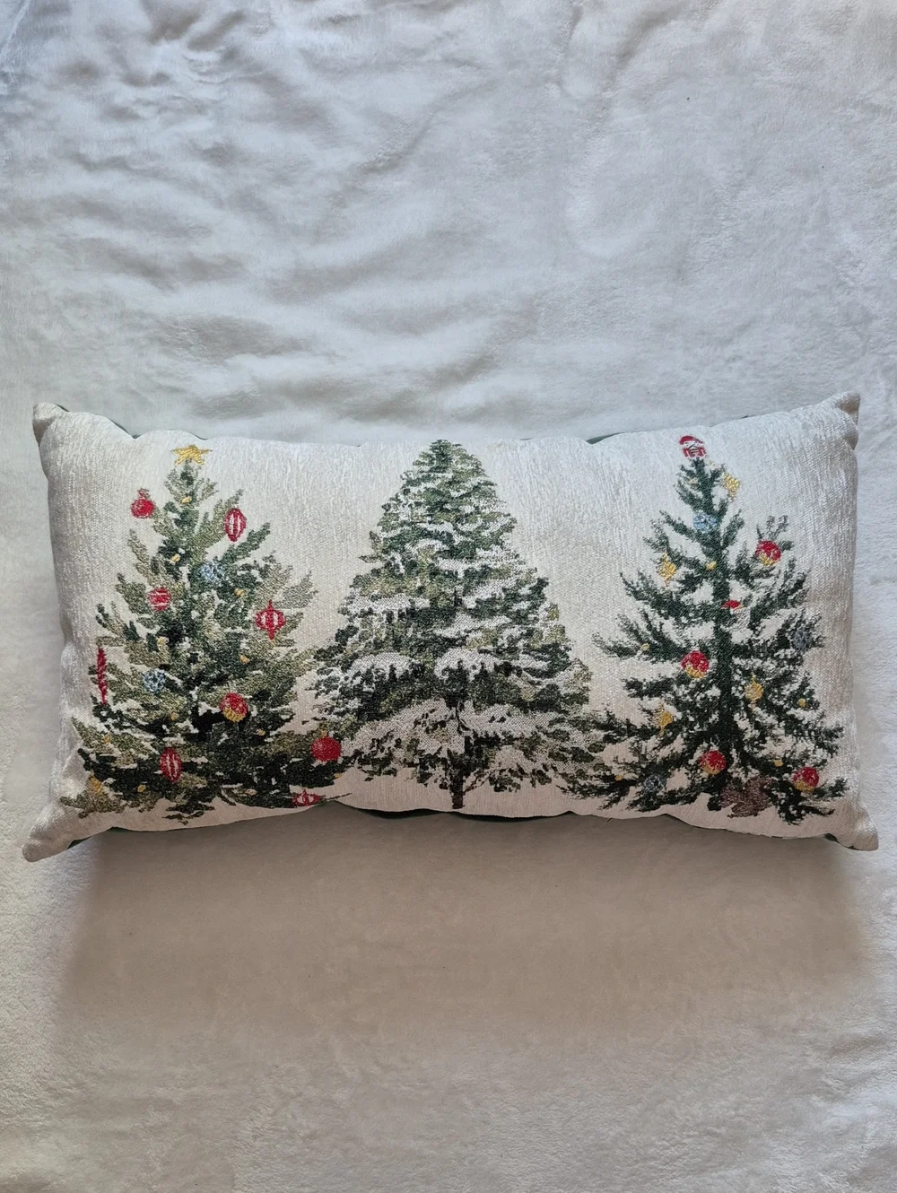 Christmas Brentwood Original Throw Pillow - Green/Red